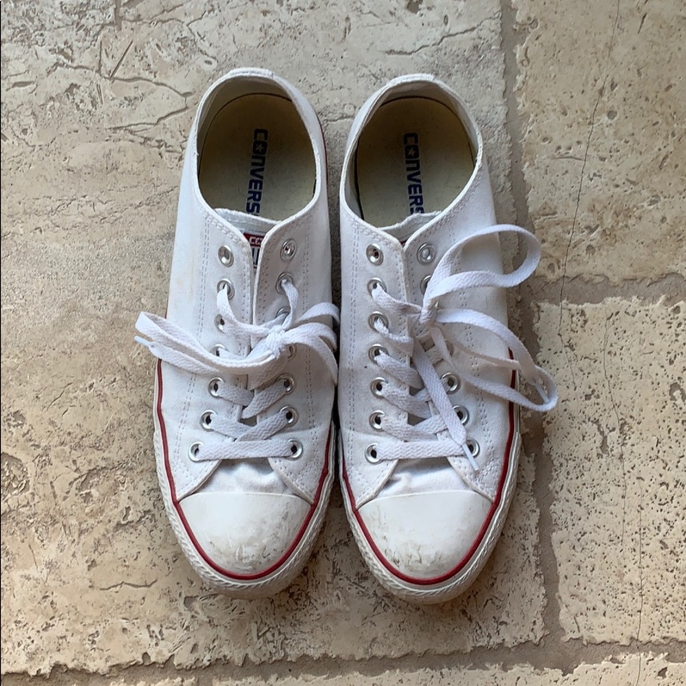 Men’s White Lowtop All Star Converse